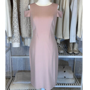 Vince Camuto Women's Size 4 Light Pink Sleeveless Sheath Dress #0023